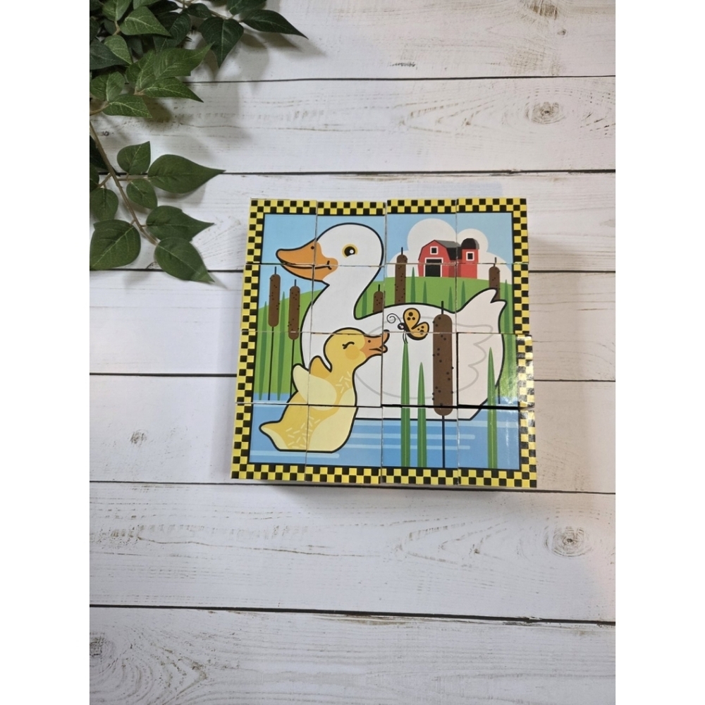 Melissa & Doug Wooden Puzzles, 6-in-1